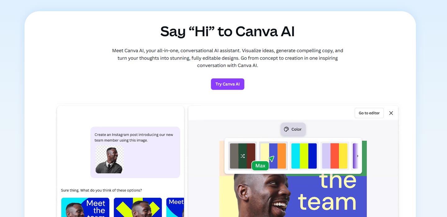 canva AI tools