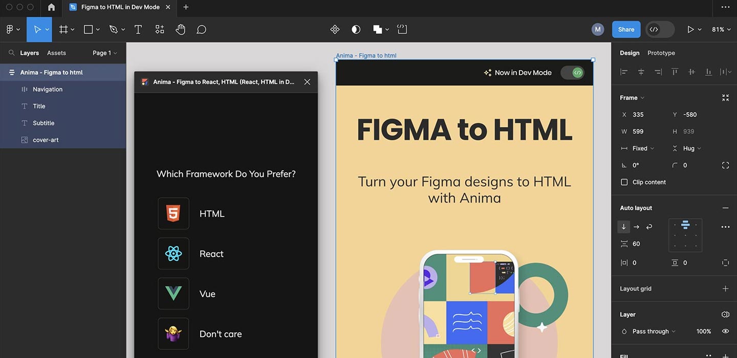 Figma exporting tools