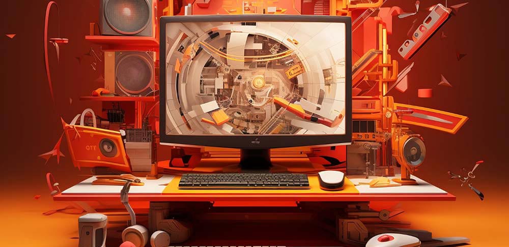 designer managing digital assets