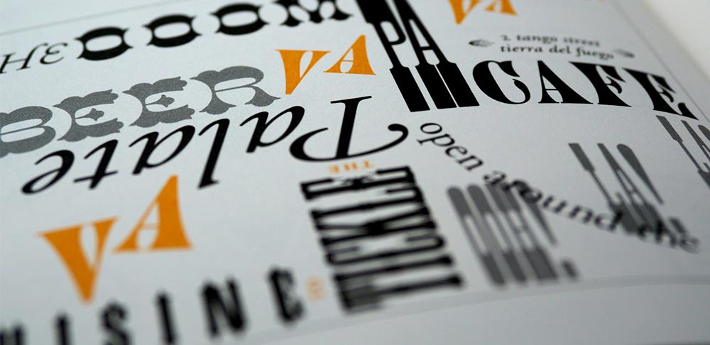 designer organizing creative assets types