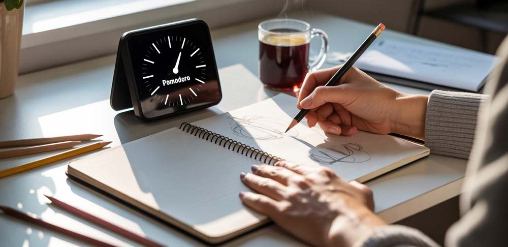 Maximizing productivity with Pomodoro for designers